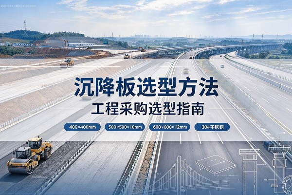 河源沉降板选择方法