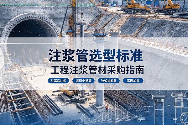 河源注浆管选型标准