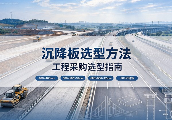 河源沉降板选择方法